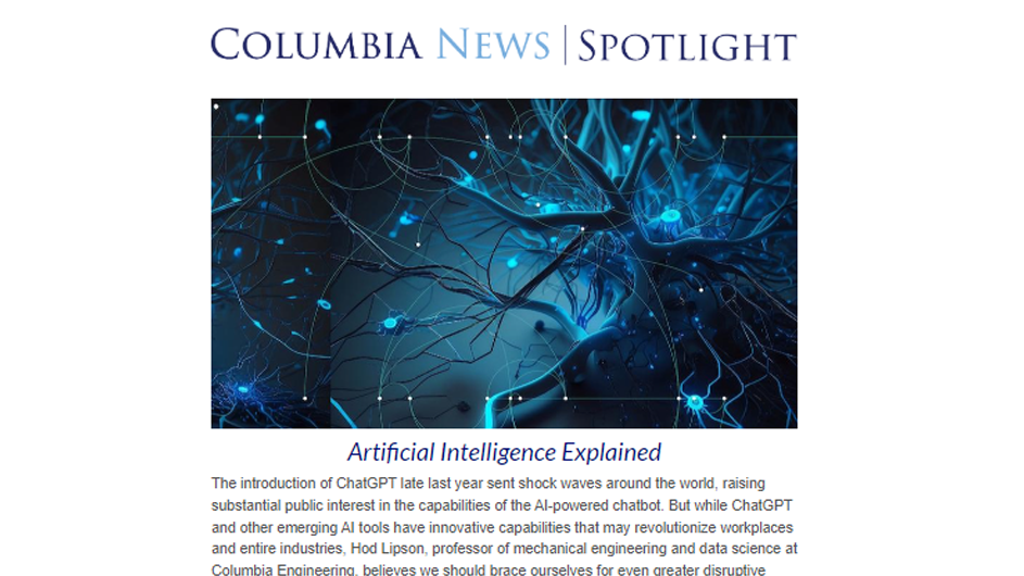 Columbia News | Spotlight Screenshot