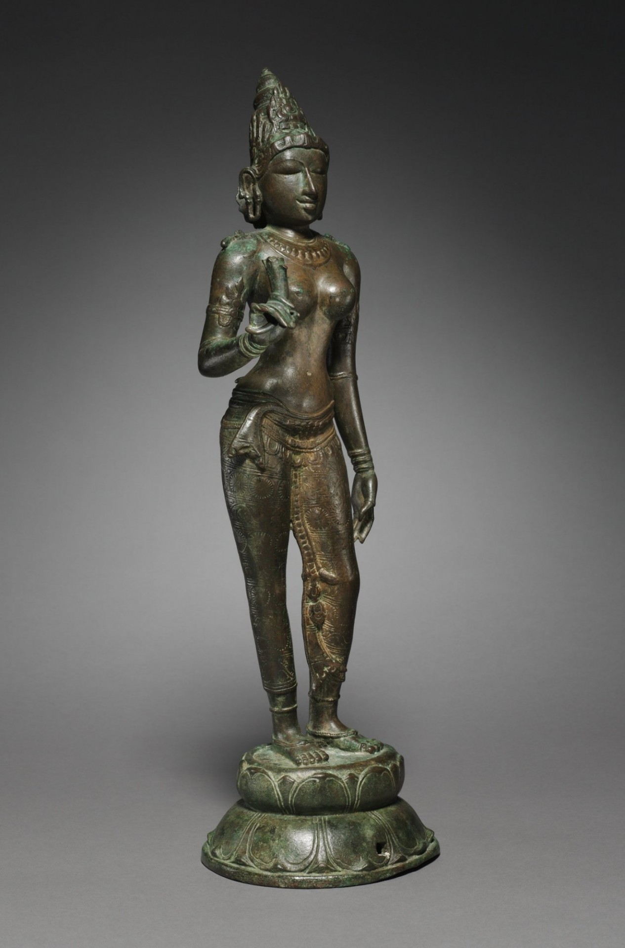 Goddess Uma, 10th Century Bronze sculpture