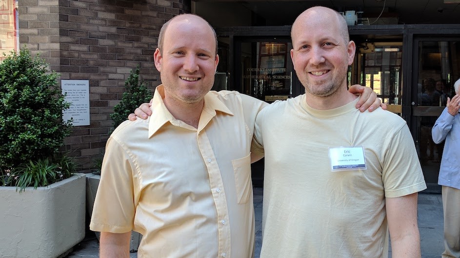 Professor Ivan Corwin and his brother, Eric Corwin