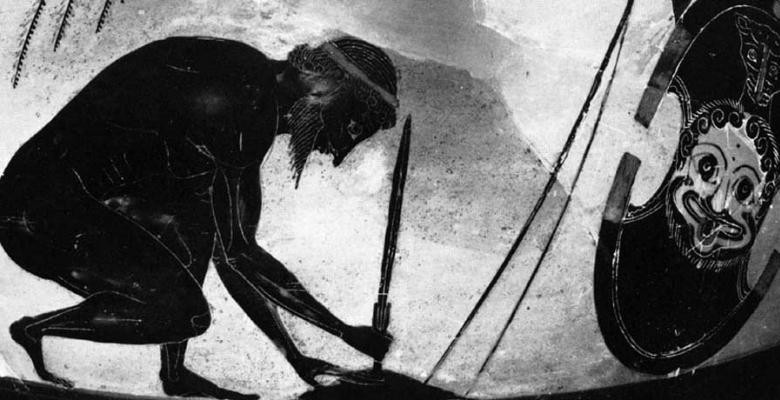 Suicide of Ajax, by Exekias Ajax