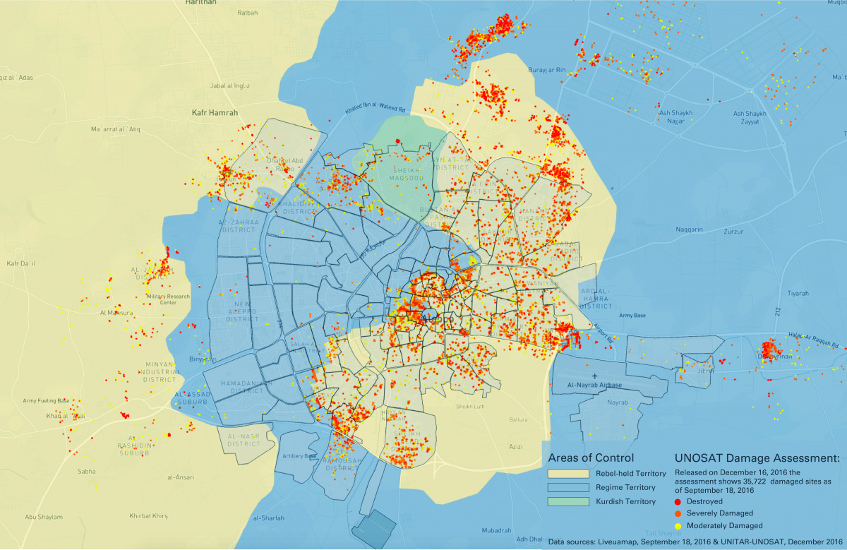 Interactive Aleppo Map Helps Information-Sharing Amid the Chaos of