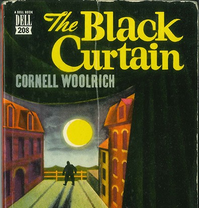 'The Black Curtain' book cover. 'The Black Curtain' book cover.
