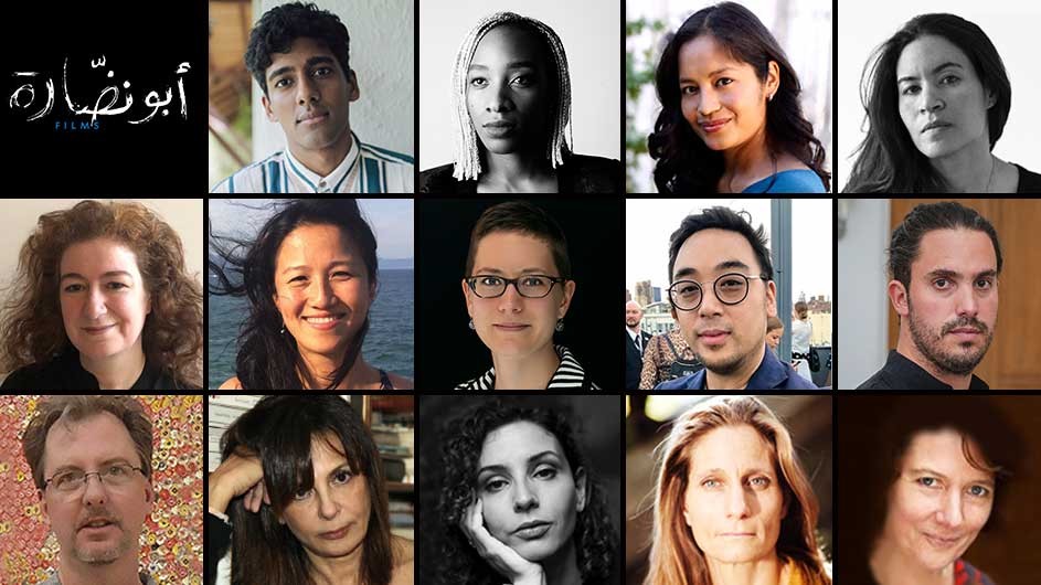 Abounaddara, Anuk Arudpragasam, Karimah Ashadu, Denise Cruz, Yasmine El Rashidi, Lamia Joreige, Ana Paulina Lee, Sky Macklay, John Duong Phan, João Pina, Joseph R. Slaughter, Ersi Sotiropoulos, Mila Turajlić, Lynnette Widder and Clair Wills Composite image of headshots of the the Institute Fellows in three rows of five