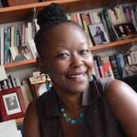 Farah Jasmine Griffin, chair, department of African American and African Diaspora Studies and professor of English and comparative literature. Photo credit: Eileen Barroso A headshot of a woman