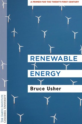Blue book cover with title renewable energy