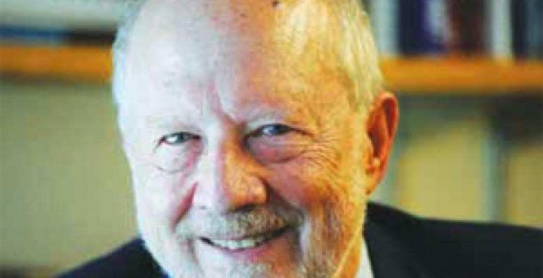 Joseph Traub (GSAS'59) was honored for his contributions to computer science. Joseph Traub