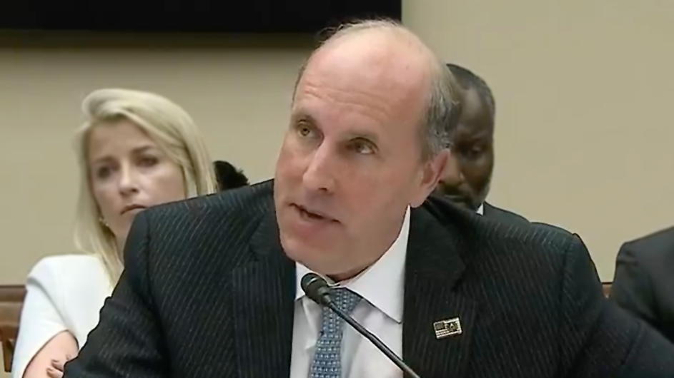Paul Dabbar, current SIPA fellow and former undersecretary of science at the Department of Energy, testifies before Congress. Credit: C-SPAN. Paul Dabbar testifying before Congress as Department of Energy undersecretary of science