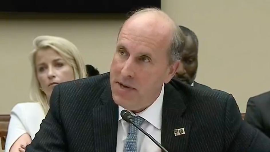 Paul Dabbar testifying before Congress as Department of Energy undersecretary of science