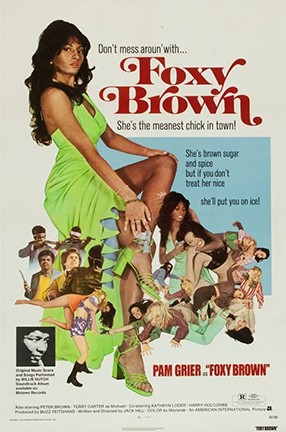 A Foxy Brown movie poster is part of the Icons exhibition at the Museum of the Moving Image. Foxy Brown movie poster
