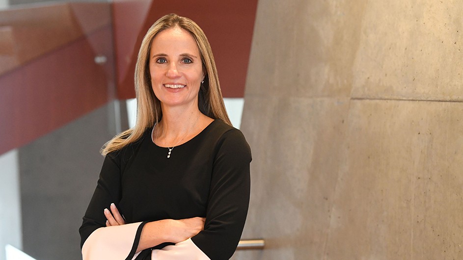 Melanie J. Bernitz, senior vice president of Columbia Health, says that the rapidity of Columbia's COVID testing and tracing programs have broken chains of infection. Photo by Eileen Barroso. Melanie J. Bernitz is the senior vice president of Columbia Health
