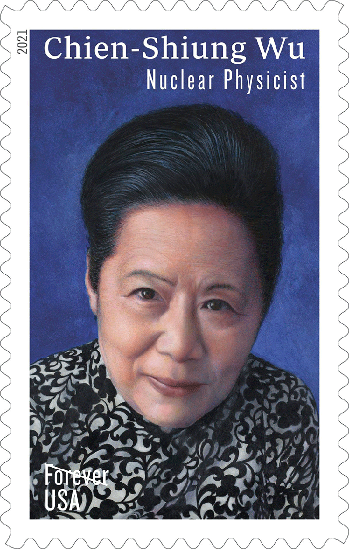 Chien Shiung Wu on a stamp