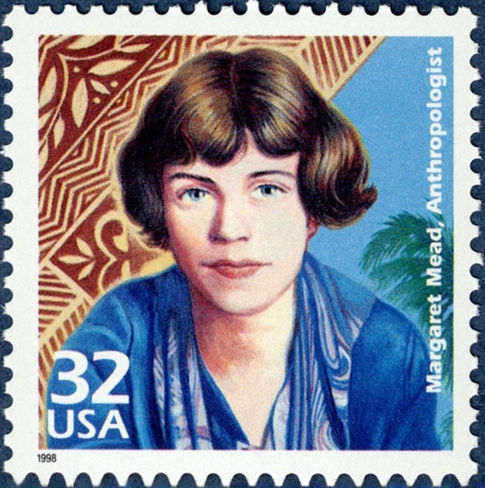 Margaret Mead on a stamp