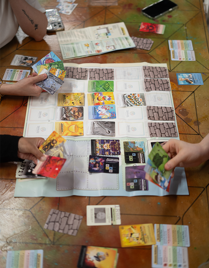 Trailblazer Heroes gameplay during a recent game night. Courtesy Trailblazer Heroes Trailblazer Heroes gameplay during a recent game night. Courtesy Trailblazer Heroes
