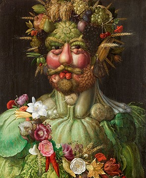 "Vertumnus," Guiseppe Arcimboldo, 1591 "Vertumnus" by Giuseppe Arcimboldo
