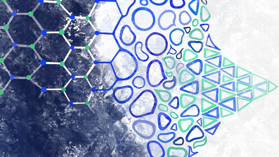 A artist's conception of how a material made up of two elements, tungsten and selenium, can fluctuate between metallic and insulating states when it reaches a quantum critical point (Illustration: Daphne Cornelisse) An illustration of quantum fluctuations at a quantum critical point.