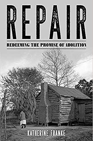 Black and white book cover for Repair by Katherine Franke