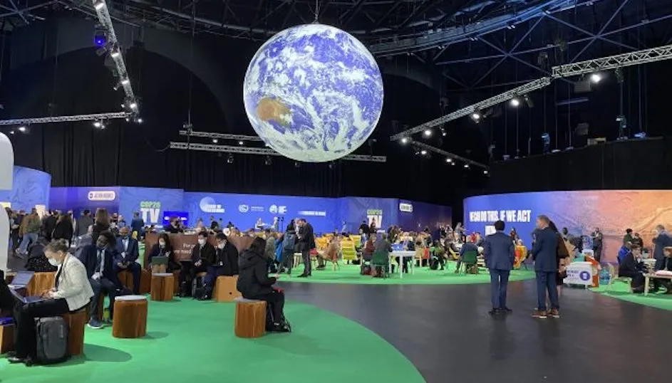 Columbia Climate School at COP26 in Glasgow, Scotland.