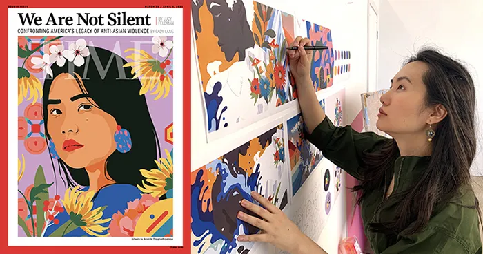 Amanda Phingbodhipakkiya and her TIME cover. 