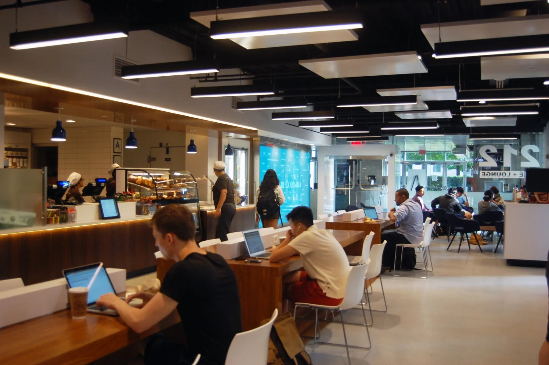 Blue Java in Mudd Hall
