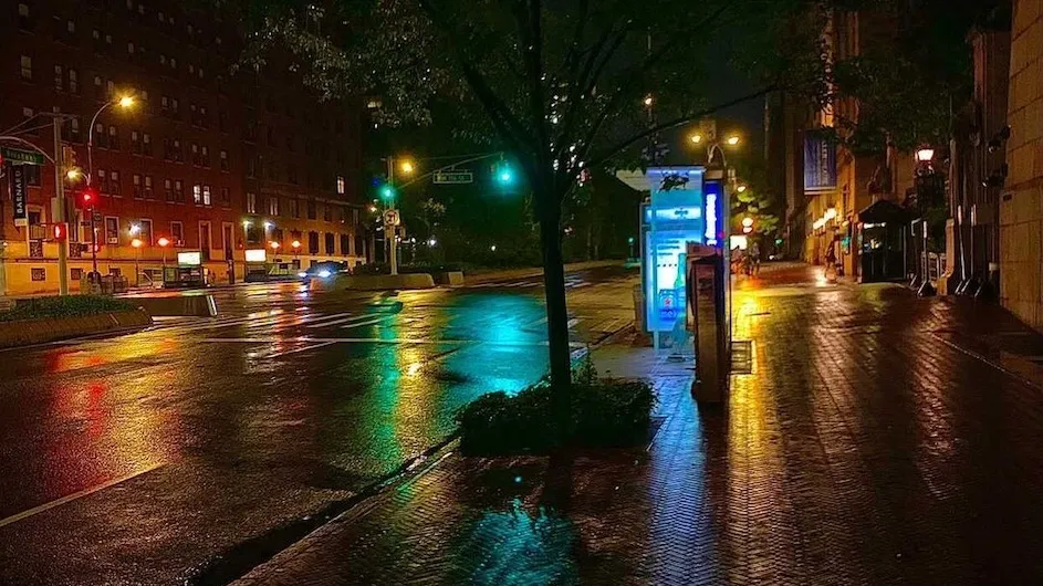 Rain on Broadway, Columbia University