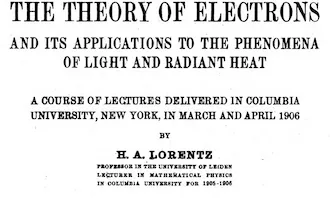 An invitation to a lecture series at Columbia in 1906, which helped to popularize the work of physicist Hippolyte Fizeau and his discovery that light can move at different speeds.