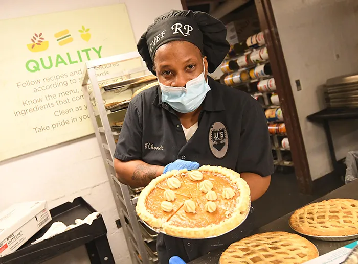 A beautiful pie from Chef RP