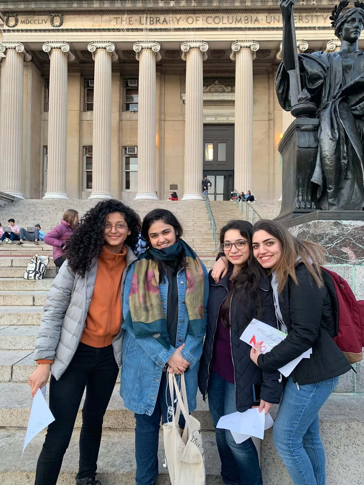 Hafsa Khawaja, Aaisha Salman, Sarah Malik, and Ramsha Siddiqui.