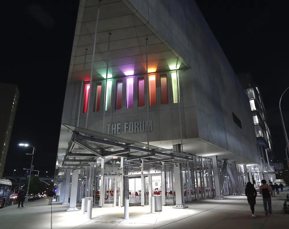 The Forum at night, Columbia University
