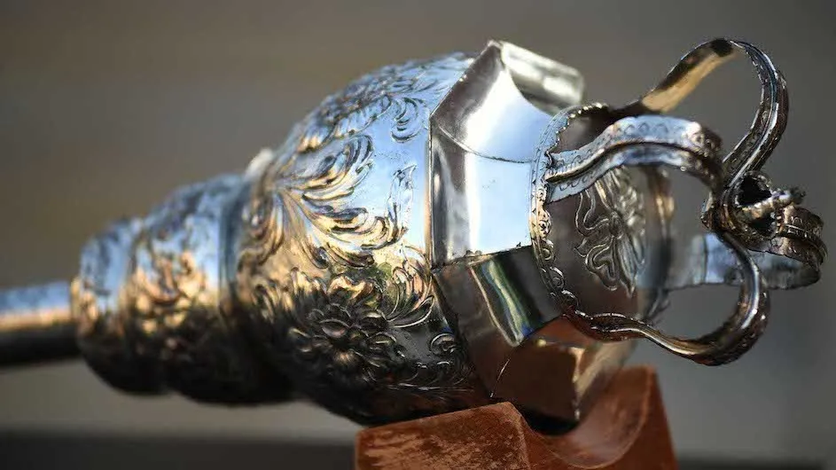 the Columbia University mace. 