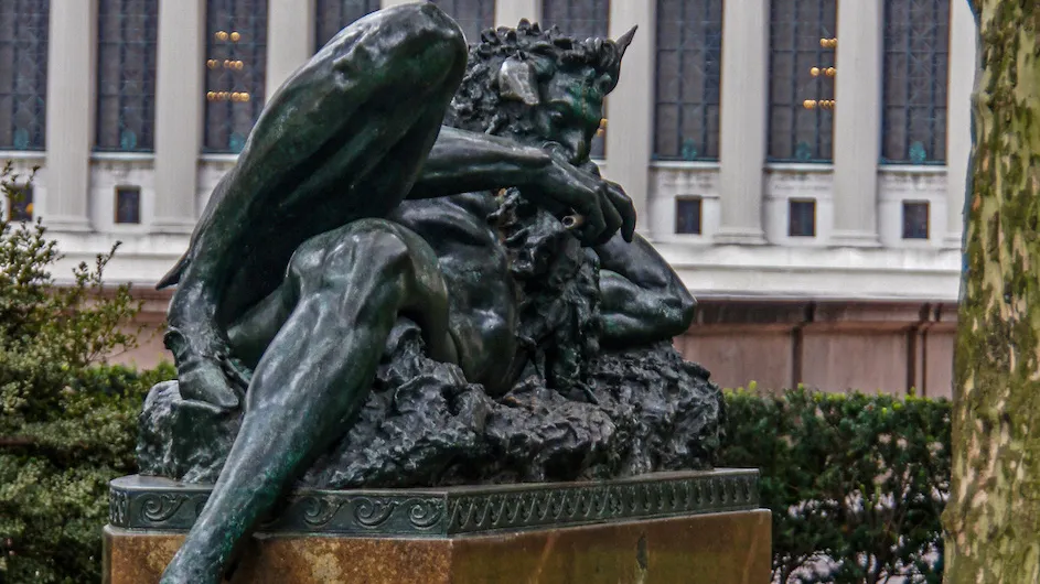 Great God Pan statue, Morningside campus, Columbia University
