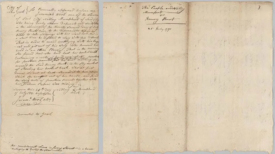 Document in collection of Columbia University Rare Book and Manuscript Library.