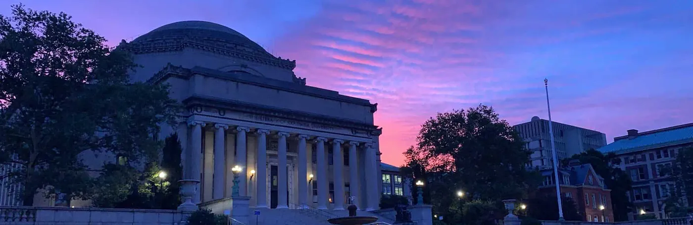 Sunrise over Low Memorial Library