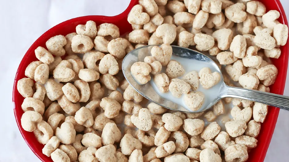 bowl of cereal with milk