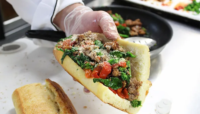 Chef Mike's Grandma's Special sandwich