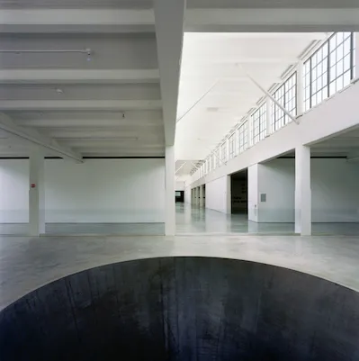 Detail of the sculpture North, East, South, West (1967, 200​​3) by Michael Heizer, one of several in-situ installations Galia Solomonoff worked on while overseeing the design and construction of Dia Beacon. 