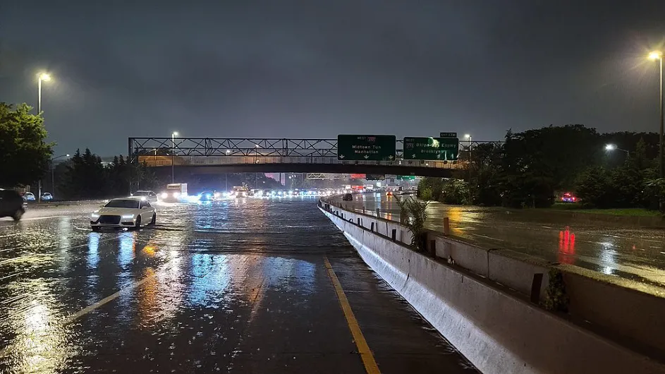 flooded NYC streets