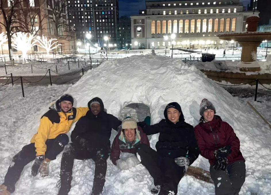 Igloo on Morningside campus, Columbia University