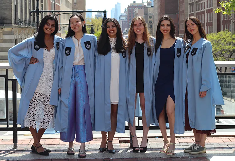 Sarah Chin and friends in regalia