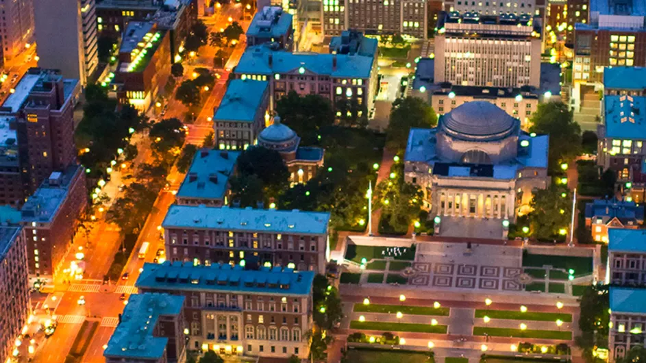 Columbia campus shot