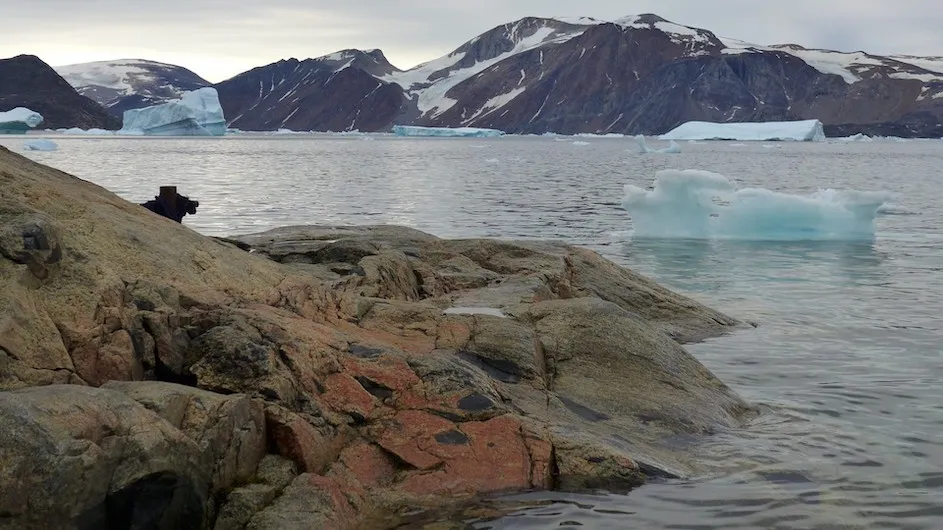 Waters off the coast of Greenland.