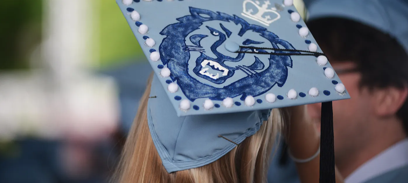Lion mortarboard