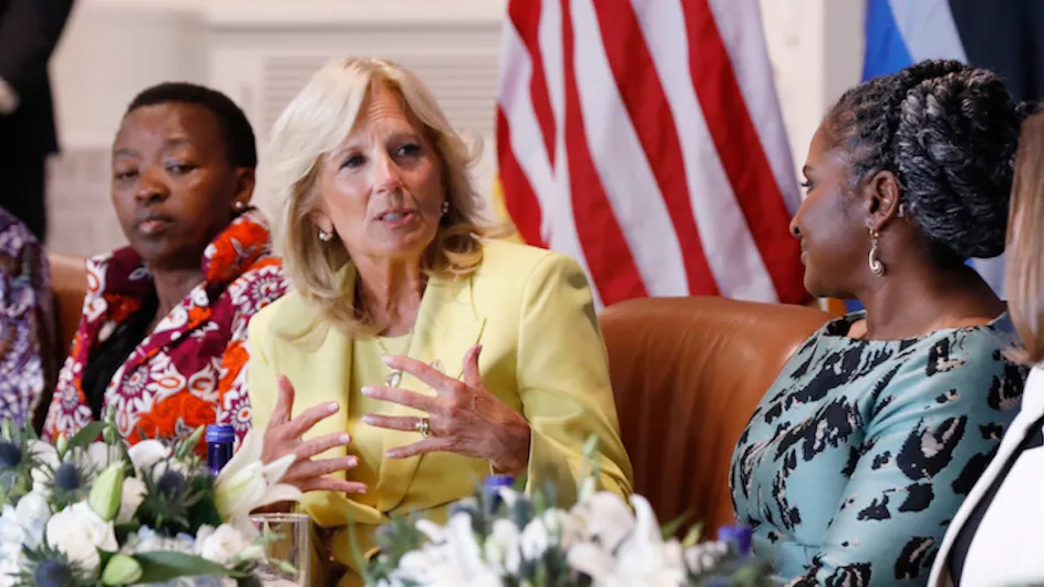 First Lady Jill Biden Speaks at Columbia Mailman School
