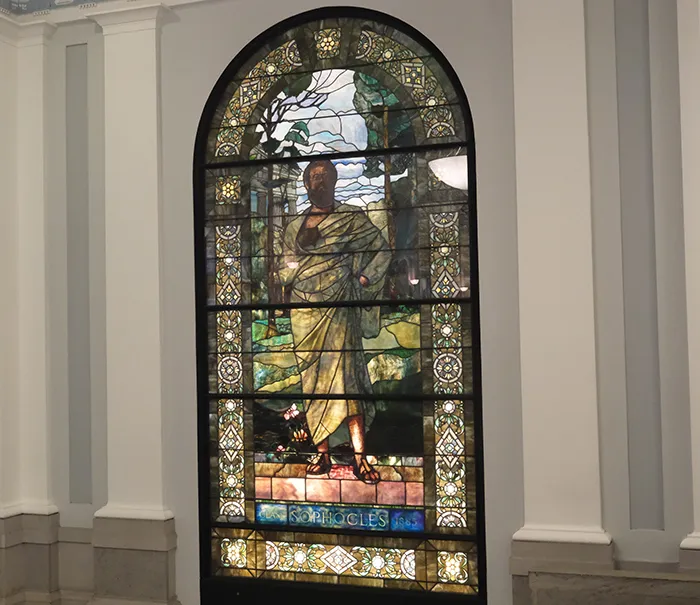 Sophocles by Louis Comfort Tiffany, Columbia University