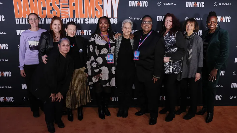 Columbia University Center for Justice employees at film festival