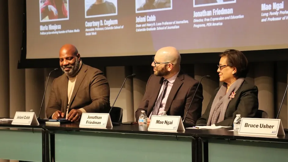 A panel discussion on democracy and polarizations co-hosted by University Life and Columbia Journalism School, as part of the Dialogue Across Difference Initiative.
