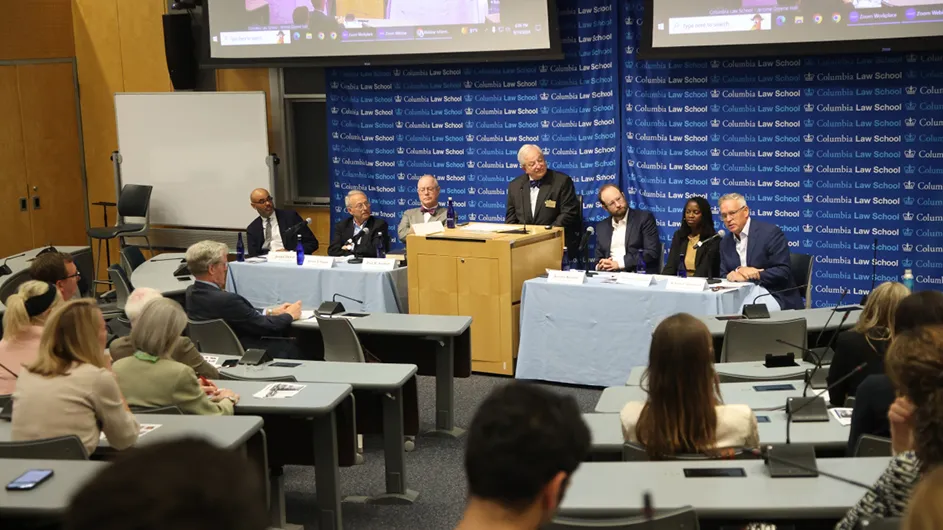 Panelists at “Eisenhower and Civil Rights After 70 Years,” Columbia Law School.