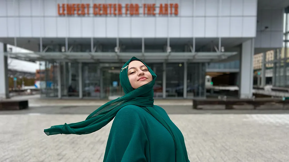 Columbia University student Ghina Fawaz
