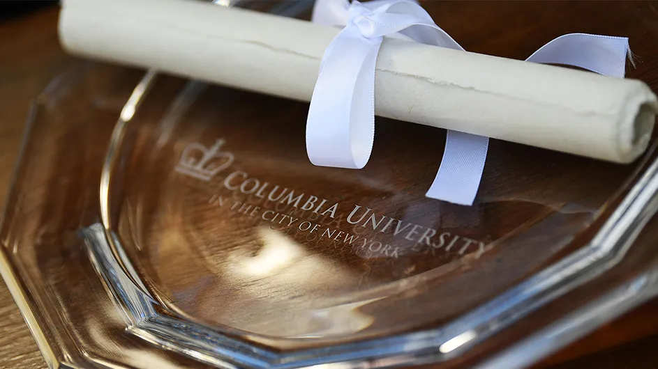 Graduation scroll