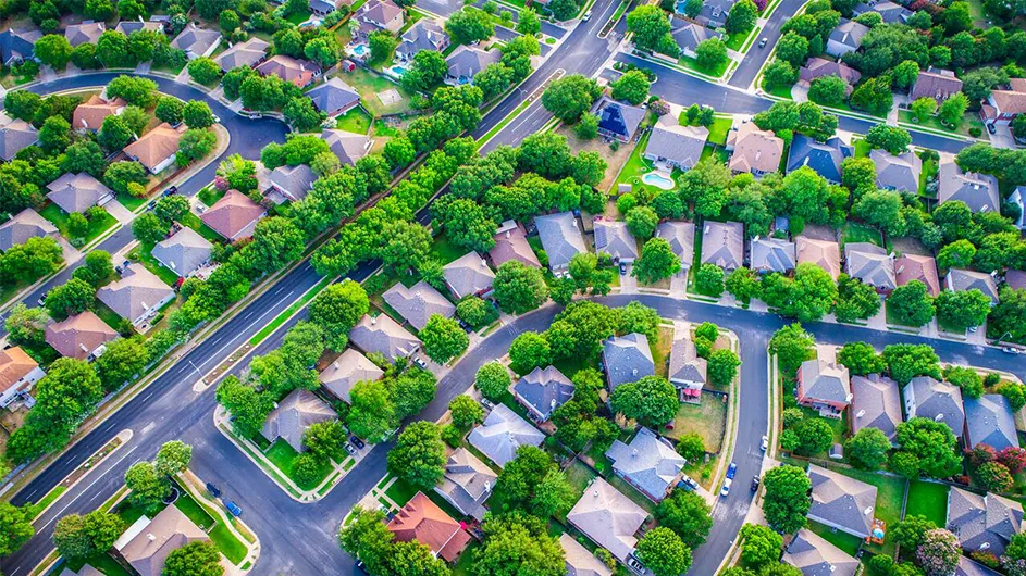 Housing aerial