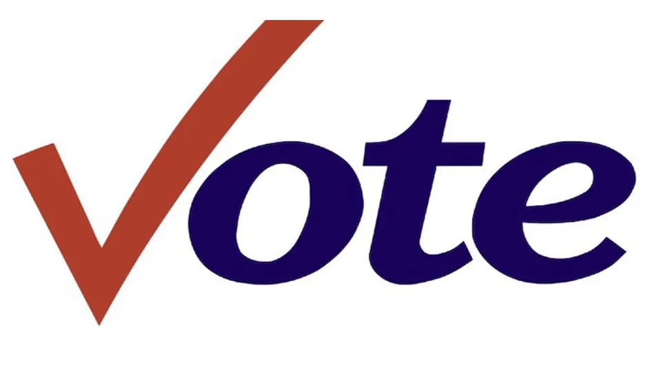 Vote with a red check mark